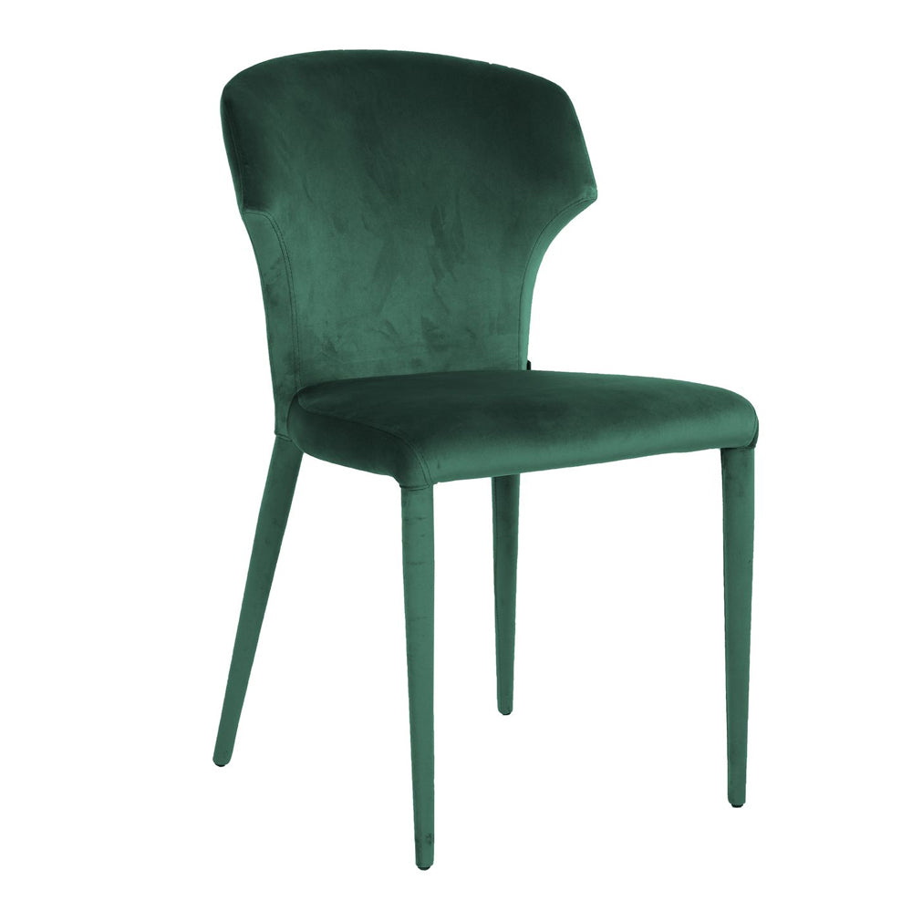 Richmond Interiors Piper Chair in Green Velvet