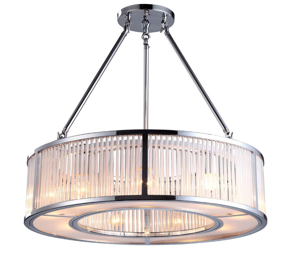 Rv Astley Aston Cylinder Nickel Ceiling Light