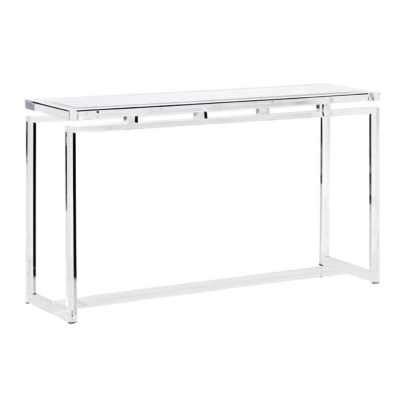 Spirit Acrylic Glass Console Table Shropshire Design