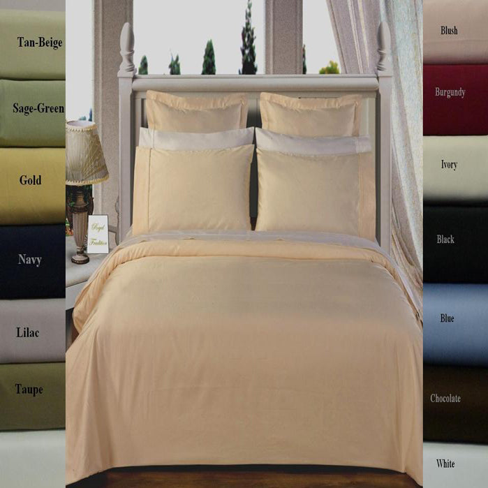 450 Thread Count Solid Duvet Covers Set Combed Cotton Scotts Sales
