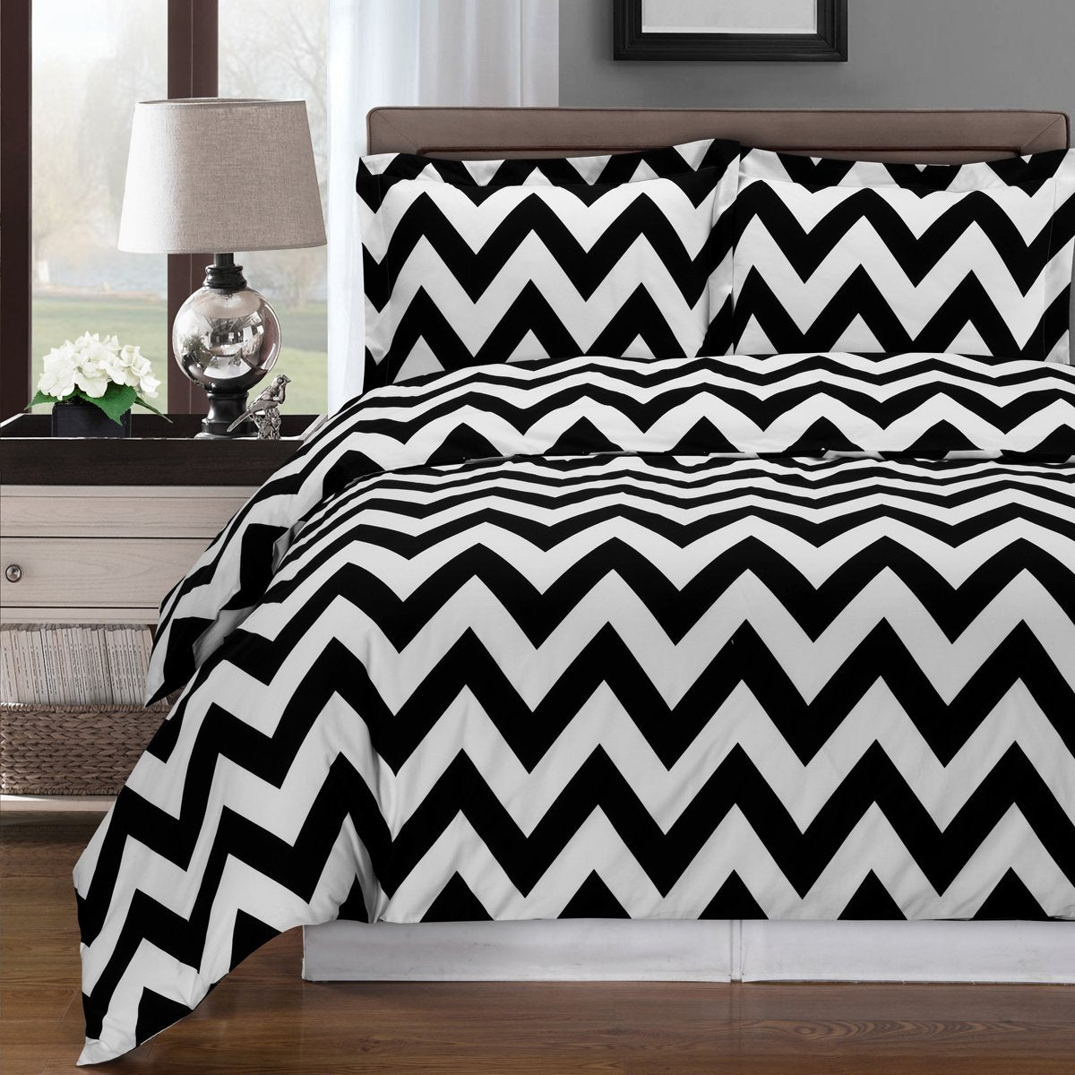 Chevron Duvet Cover 100 Combed Cotton Scotts Sales