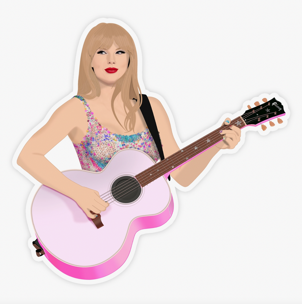 Taylor Swift In My Eras Era Glitter Sticker – Common Deer