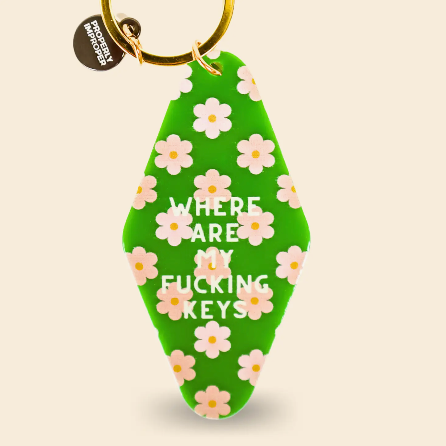 Where Are My Fucking Keys Keychain