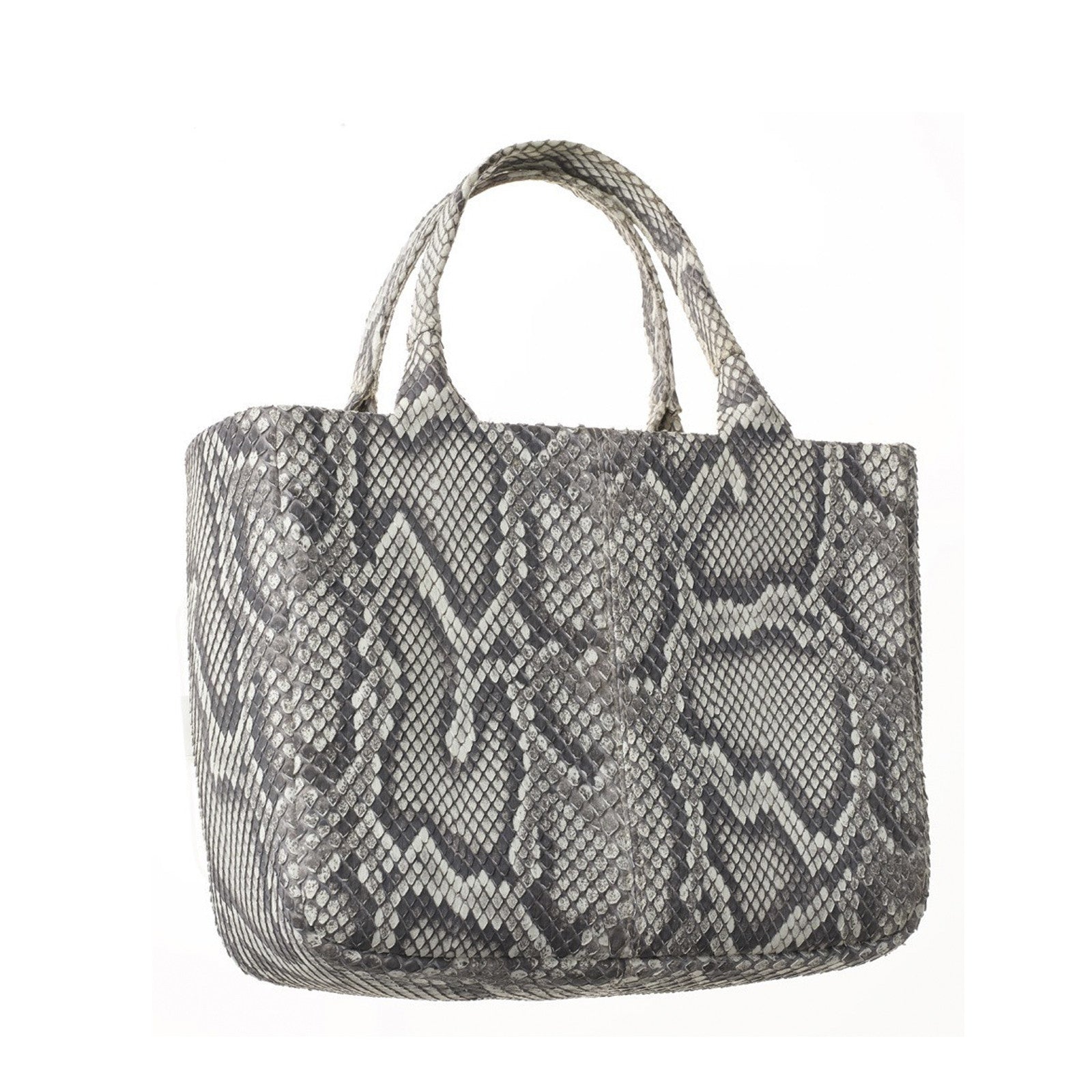 The Natural Matte Python Petite Tank Tote