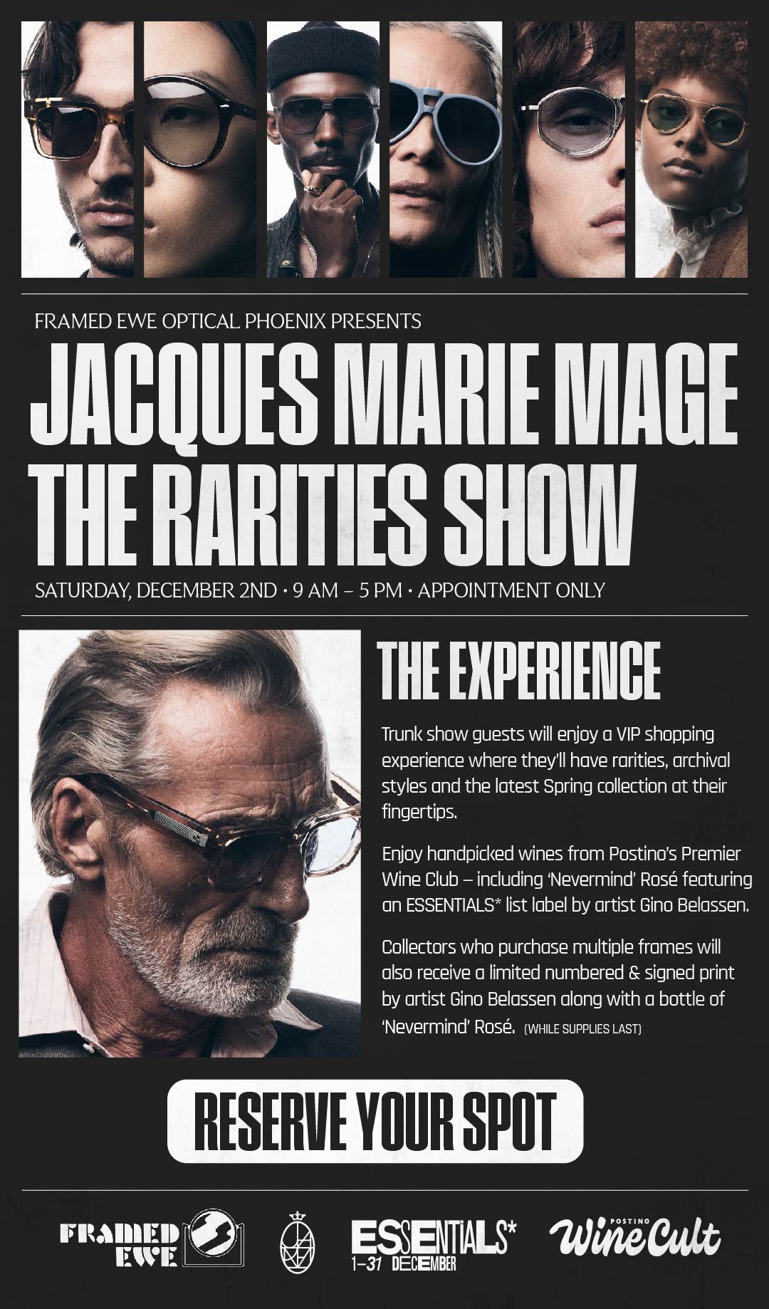 Jacques Marie Mage Trunk Show Invite DEC 2nd