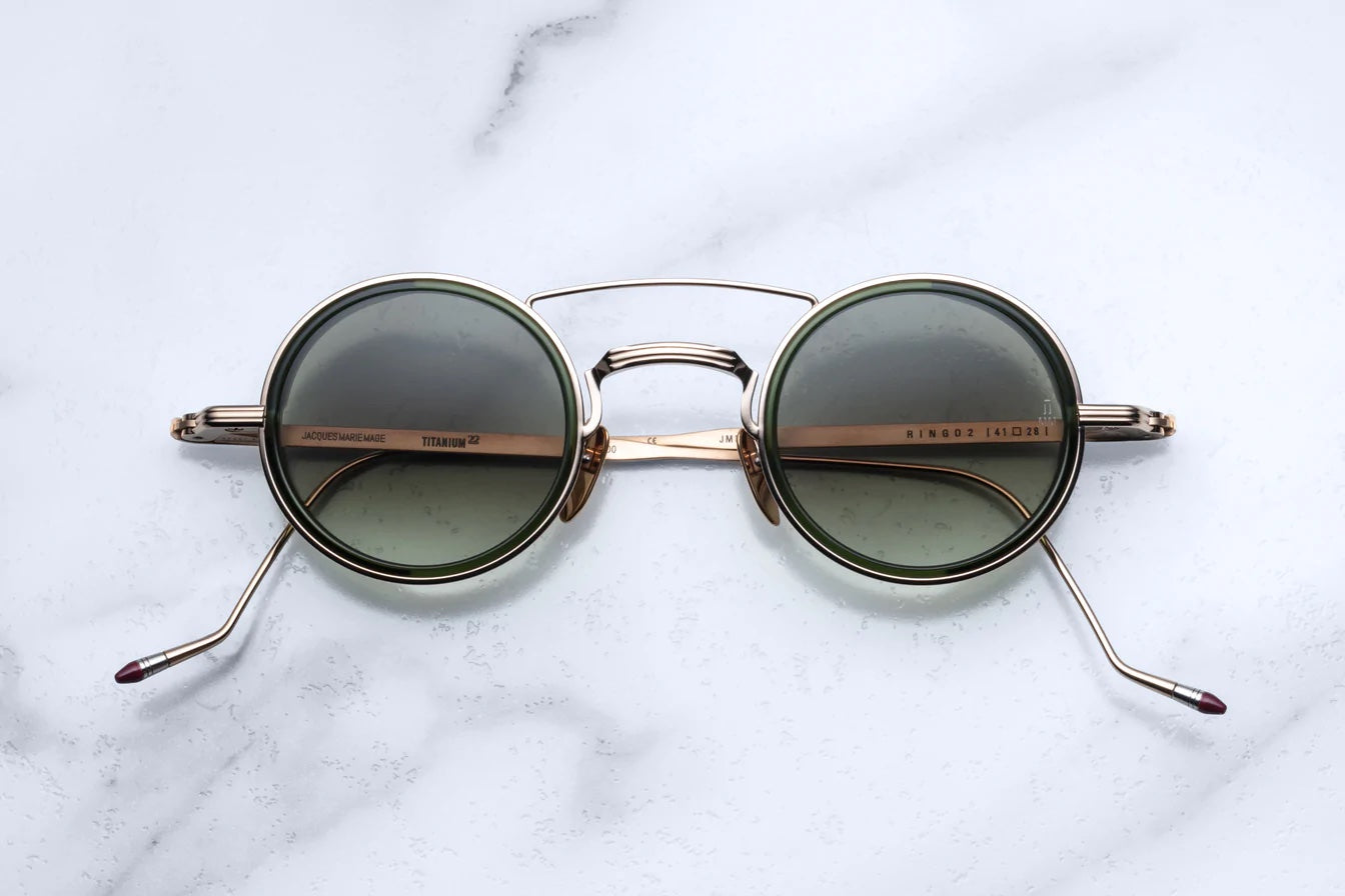 Designer Round Jacques Marie Mage Sunglasses For Women 5A My Momogran L  Z1526W With Acetate 100% UVA/UVB, Glasses Bag Box, And Discount Fendave Z  1523E From Fendave, $47.99