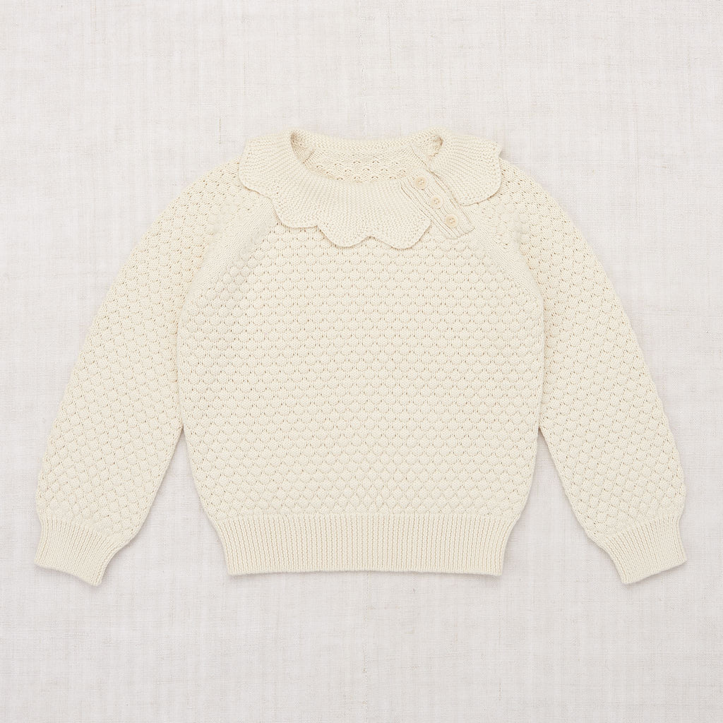 Misha & Puff Flower Pullover ~ Marzipan | Wee Mondine