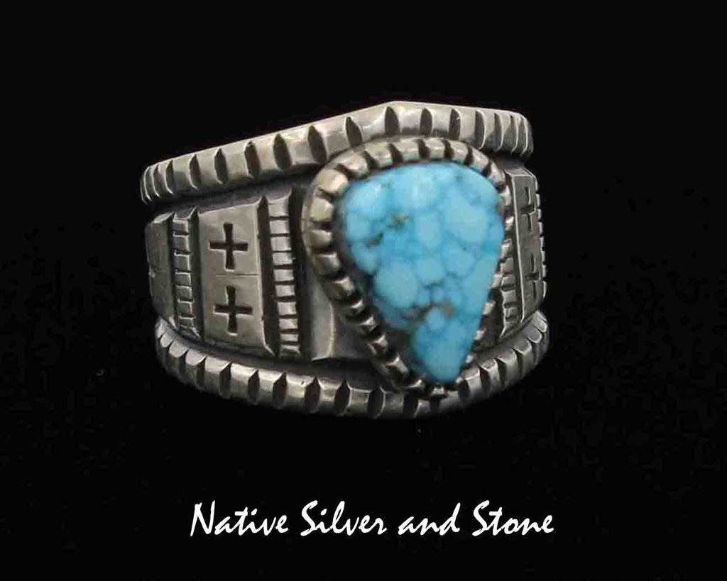 Z Harrison Jim - Navajo JewelryHandmade RingTurquoise