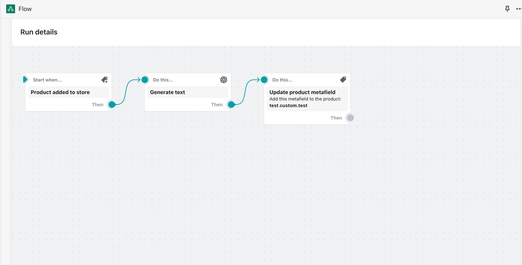 Shopify 教學 ｜如何用 OpenAI 幫助寫內容通過 Shopify Flow