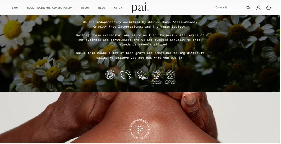 Shopify case-Pai Skincare 