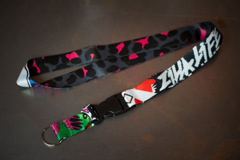 Sticker bomb lanyard 