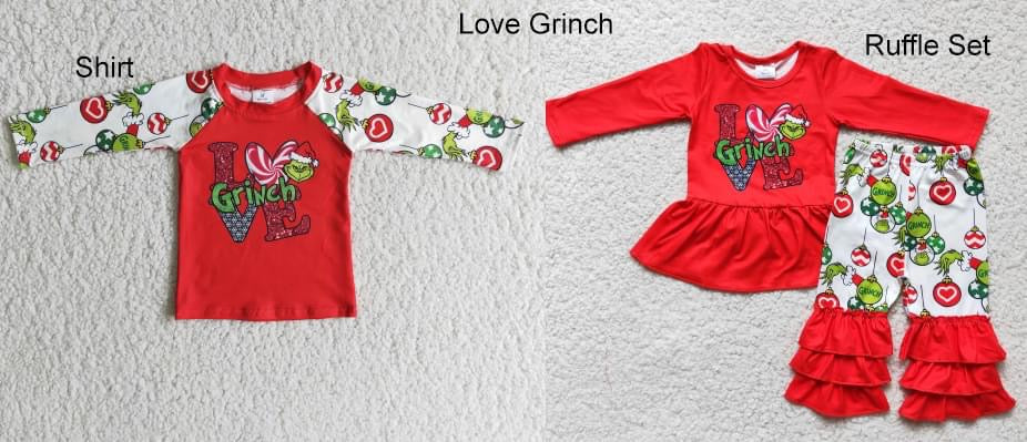 Pre-Order Love Grinch (closes 10/13) Shipping charged upon arrival