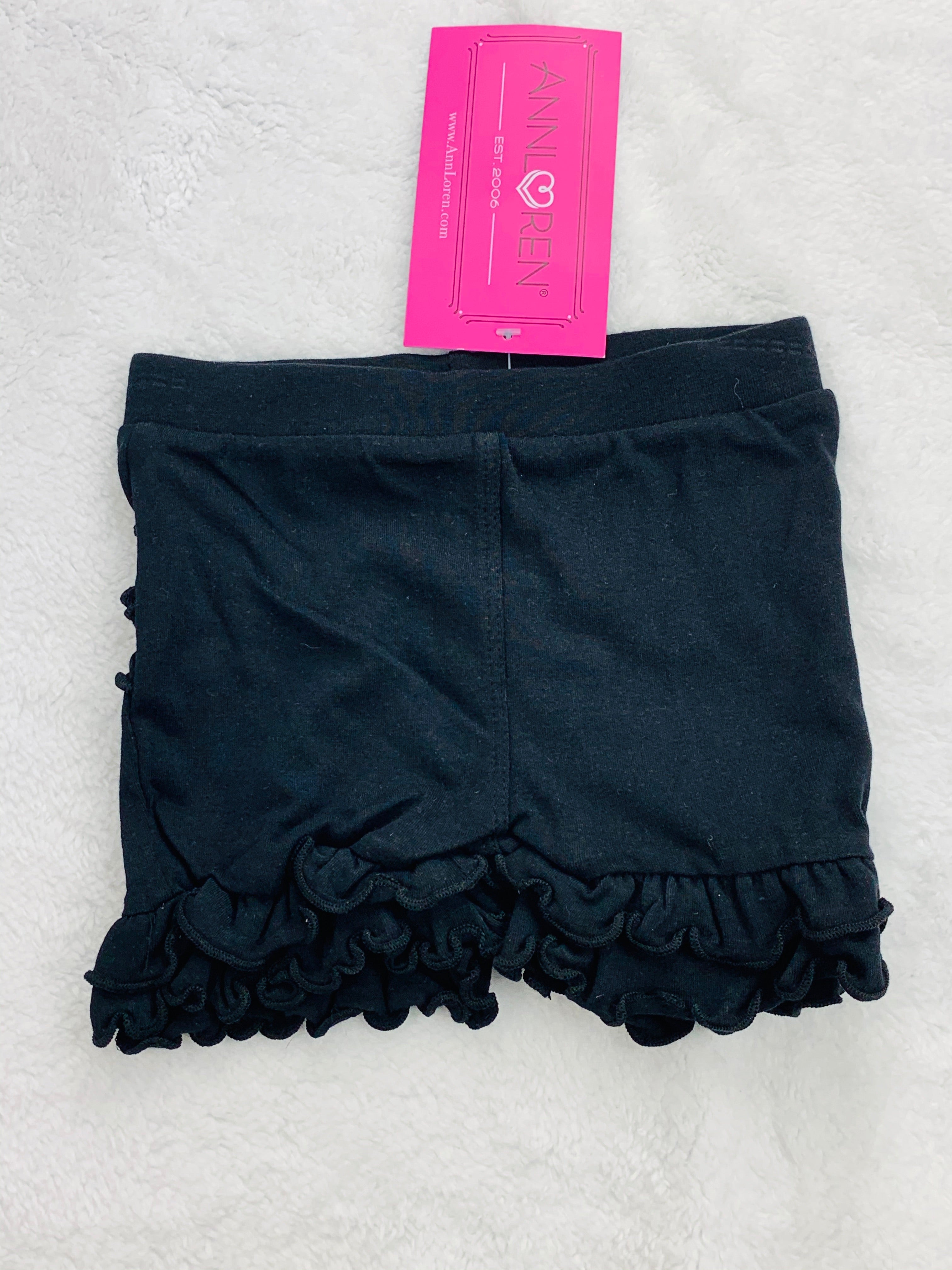 Black Ruffle Short – Adorably Affordable Boutique