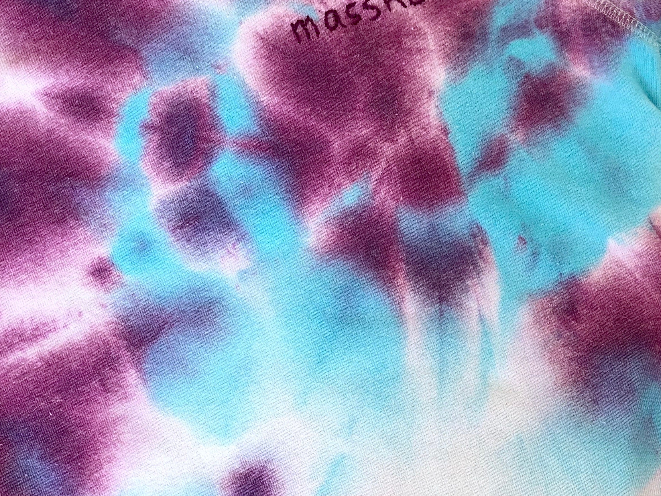 Masshole | Aqua Purple Tie-Dye XS
