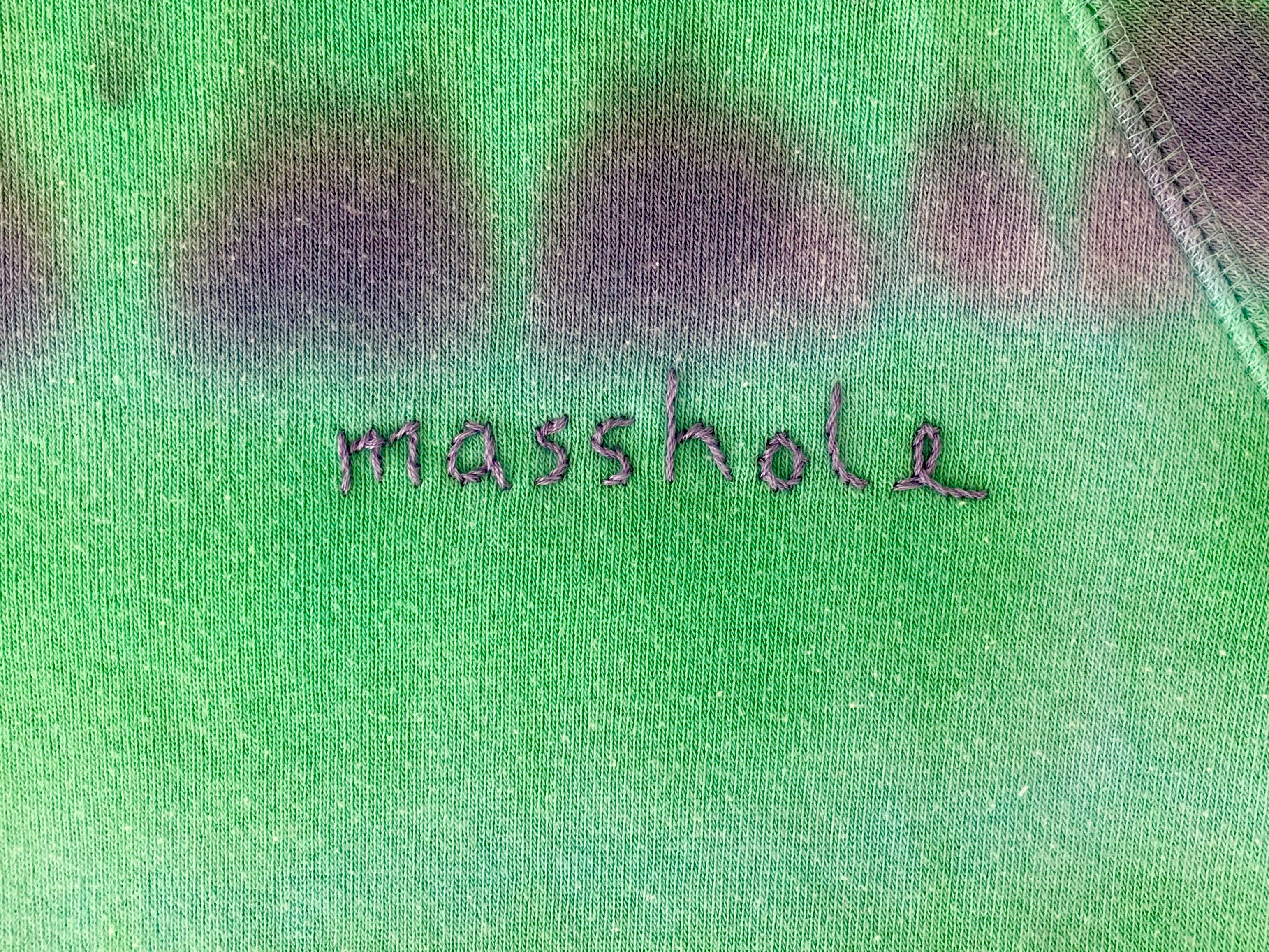 Masshole | Sea Green Tie-Dye XS