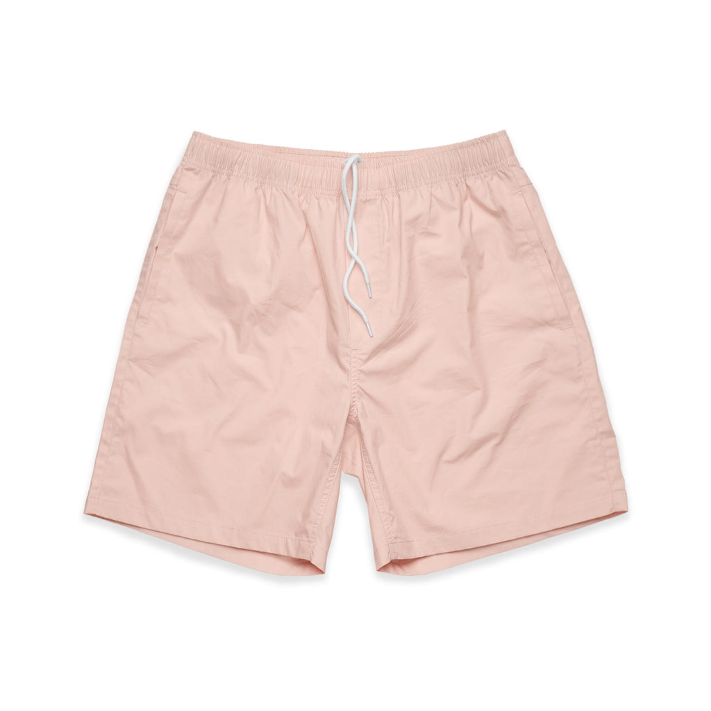 Summer Beach Shorts - Pale Pink - Bulk-Caps Wholesale Headwear