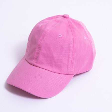 Pink Unstructured 6-Panel - Bulk-Caps Wholesale Headwear
