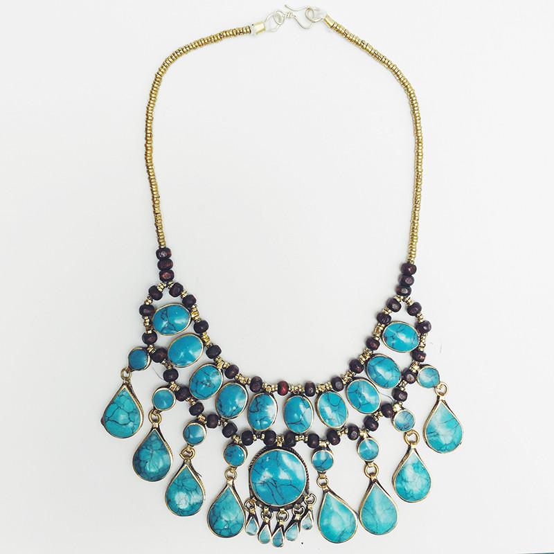 Lost Lover - Tribal Turquoise Necklace