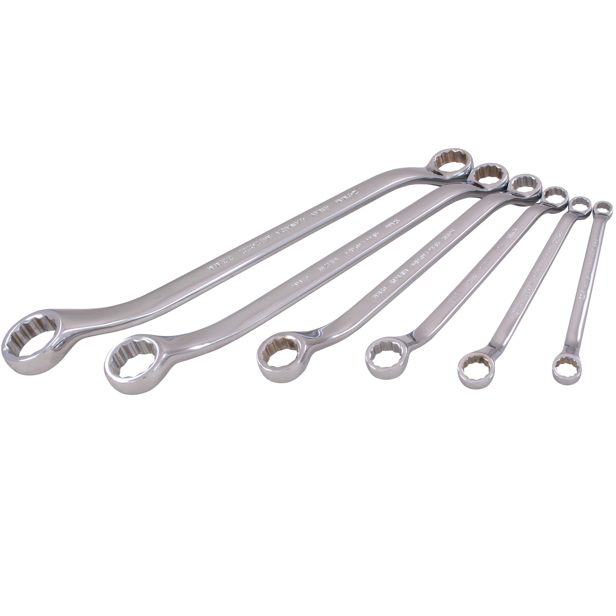 6 Piece Metric Chrome Box End Wrench Set – Gray Tools Online Store