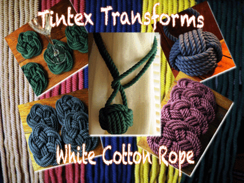 Tintex Tues - Dyeing Cotton Rope Edition
