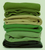 Folded Green Fabric