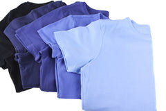Dyed blue T-shirts