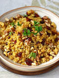cranberry walnut rice with curry powder by Season with Spice