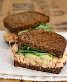 Salmon sandwich recipe with chipotle pepper by SeasonWithSpice.com