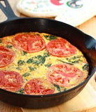 Tomato spinach frittata recipe with Hungarian paprika by SeasonWithSpice.com