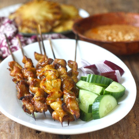 Chicken Satay with Malaysian Satay Seasoning - Season with Spice shop