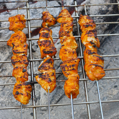 Chicken tandoori skewers