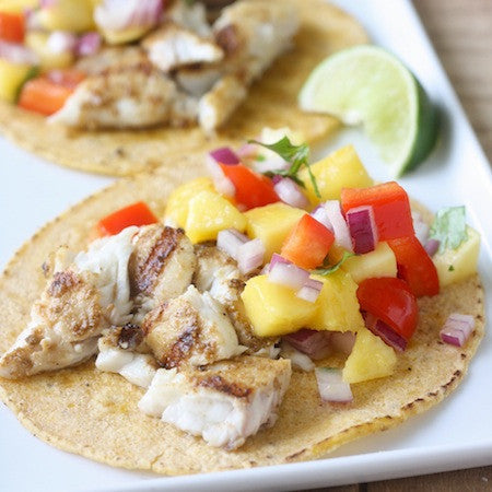 Thai Grilled Fish Taco