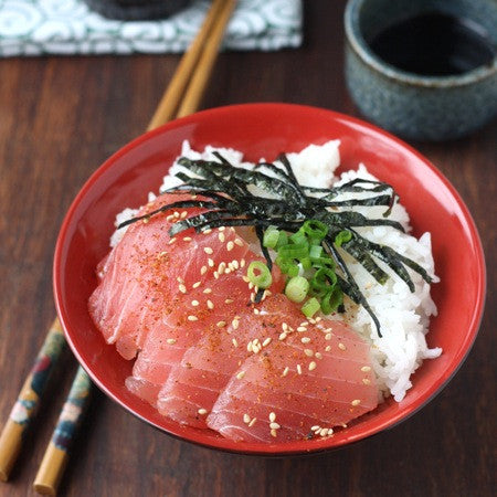 Tuna Sashimi Rice Bowl with Japanese Seven Spice