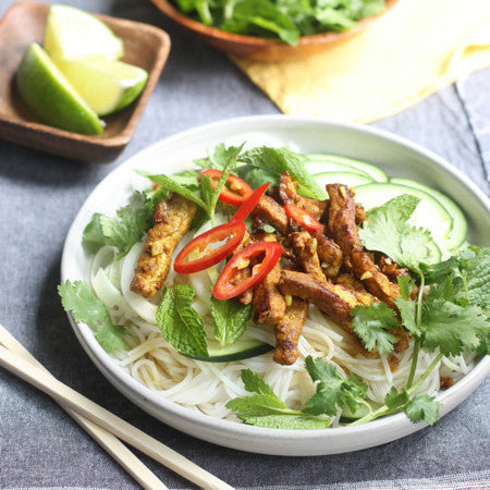 Vietnamese grilled pork noodle salad