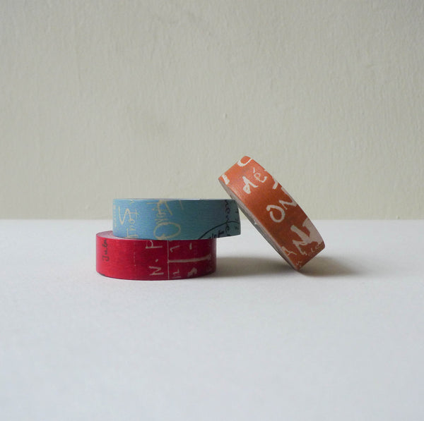 Classiky x Yoko Inoue Collage Washi Tape Set- 3pc/set, 15mm