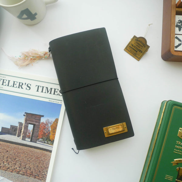 TRAVELER'S notebook Starter Kit-Passport Size in Camel — Two Hands