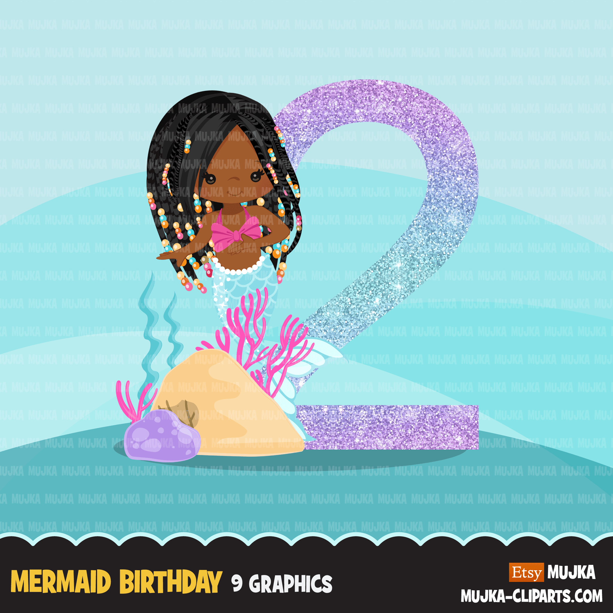 Free Free 349 Birthday Mermaid Svg Free SVG PNG EPS DXF File