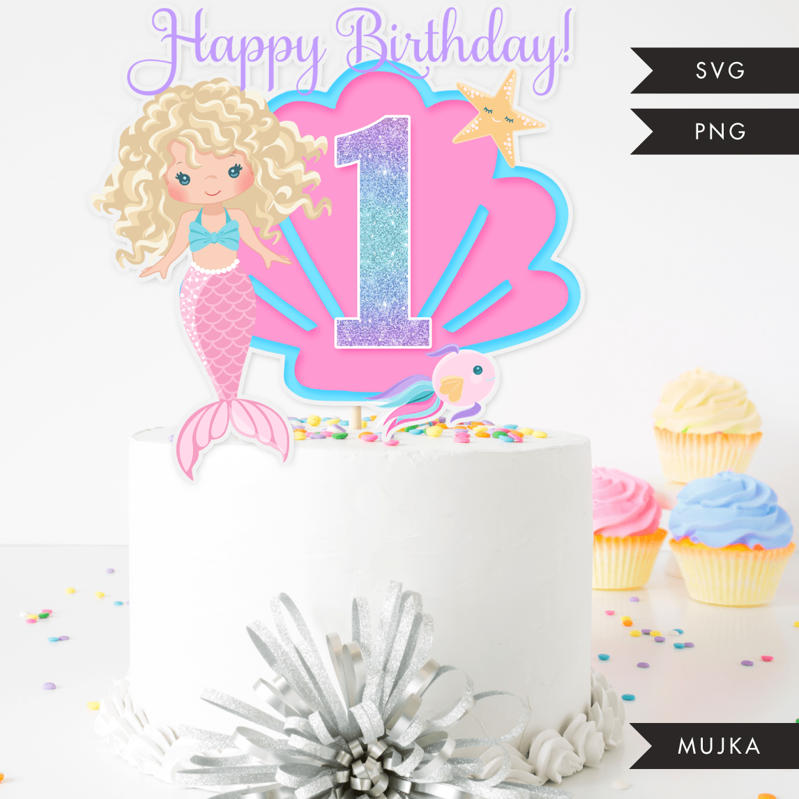 Free Free 96 Mermaid Svg Birthday SVG PNG EPS DXF File