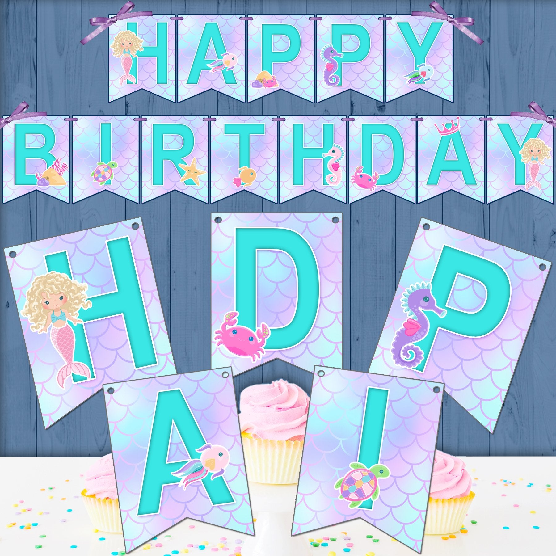 Free Free 159 Mermaid Svg Birthday SVG PNG EPS DXF File