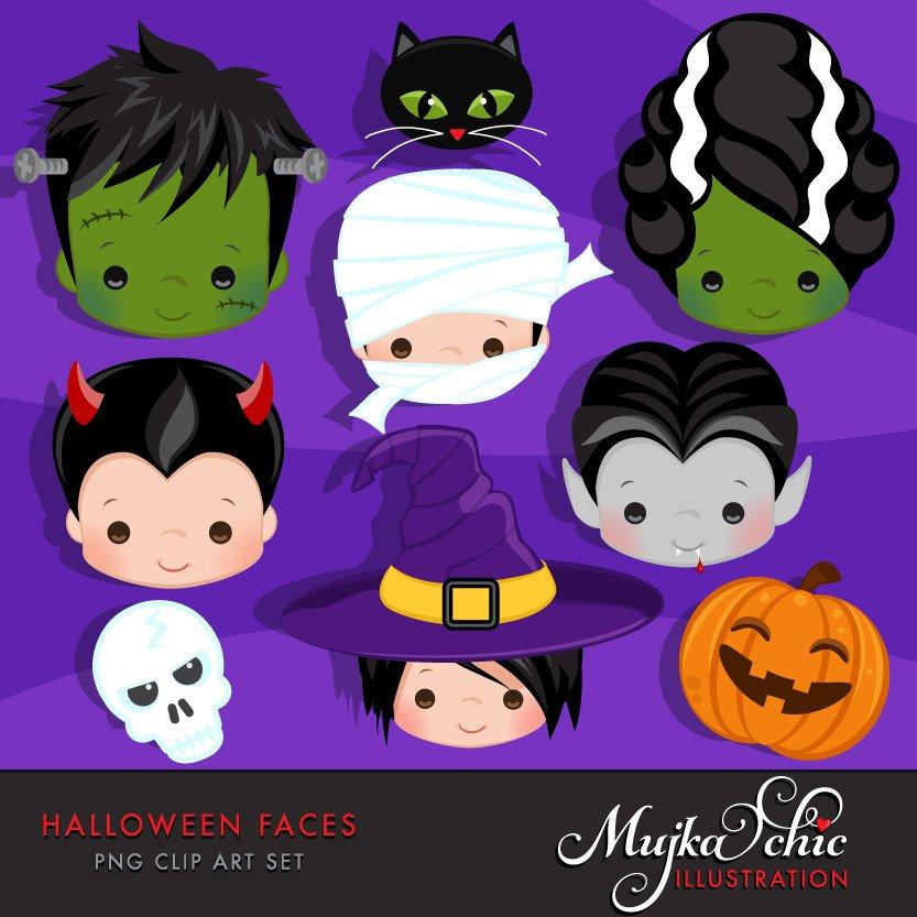 Halloween Faces Clipart Boys Frankenstein Bride Of Frankenstein Mu Mujka Cliparts 4045