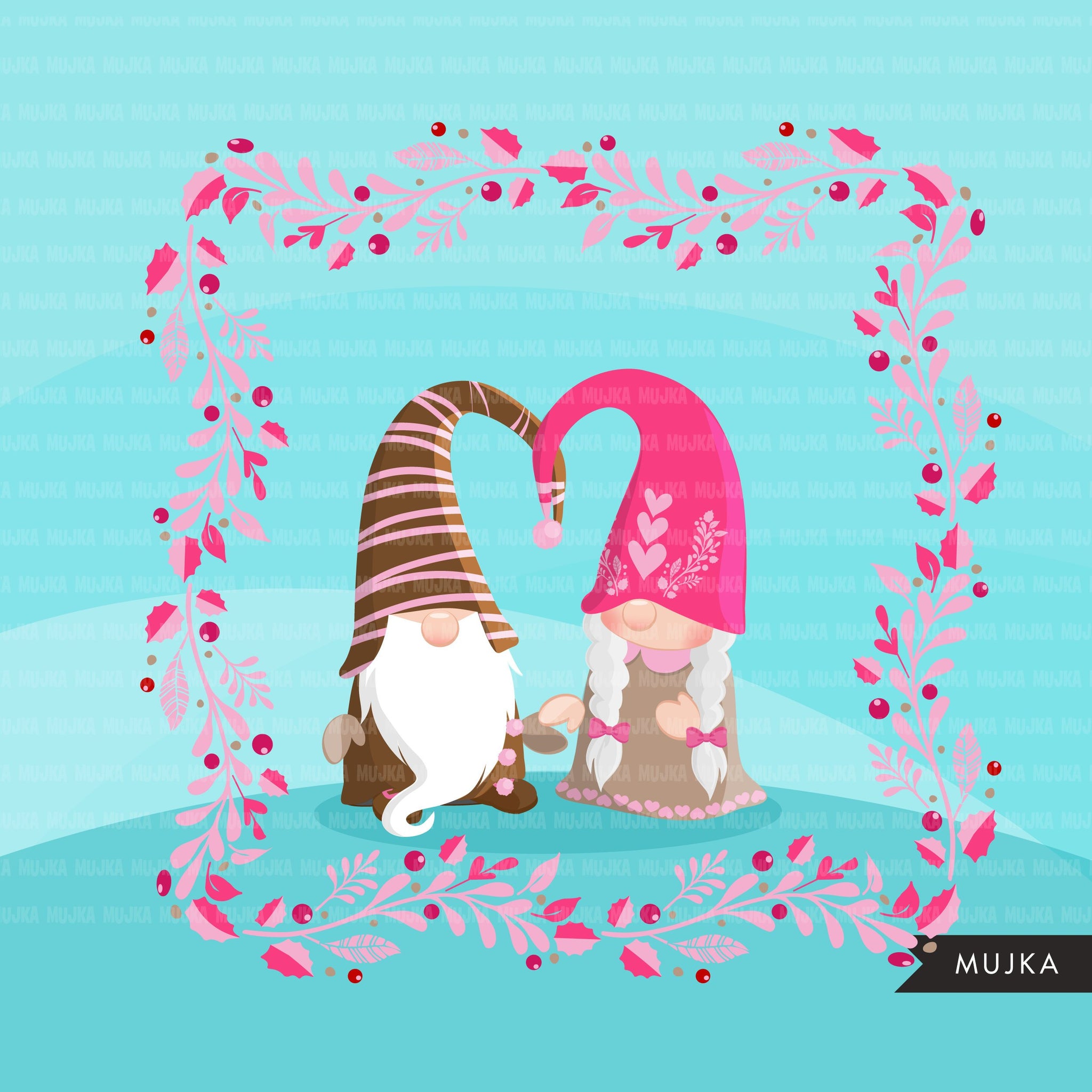 Download Valentines Day Gnomes Clipart - MUJKA CLIPARTS
