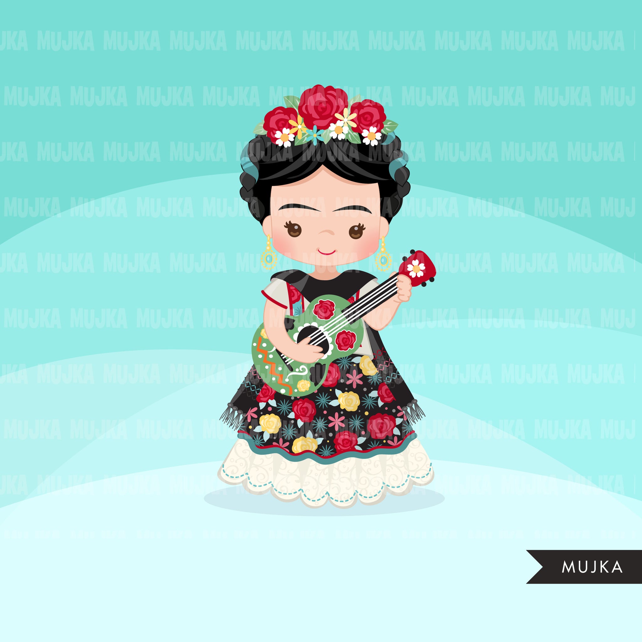 Download Baby Frida Kahlo Svg