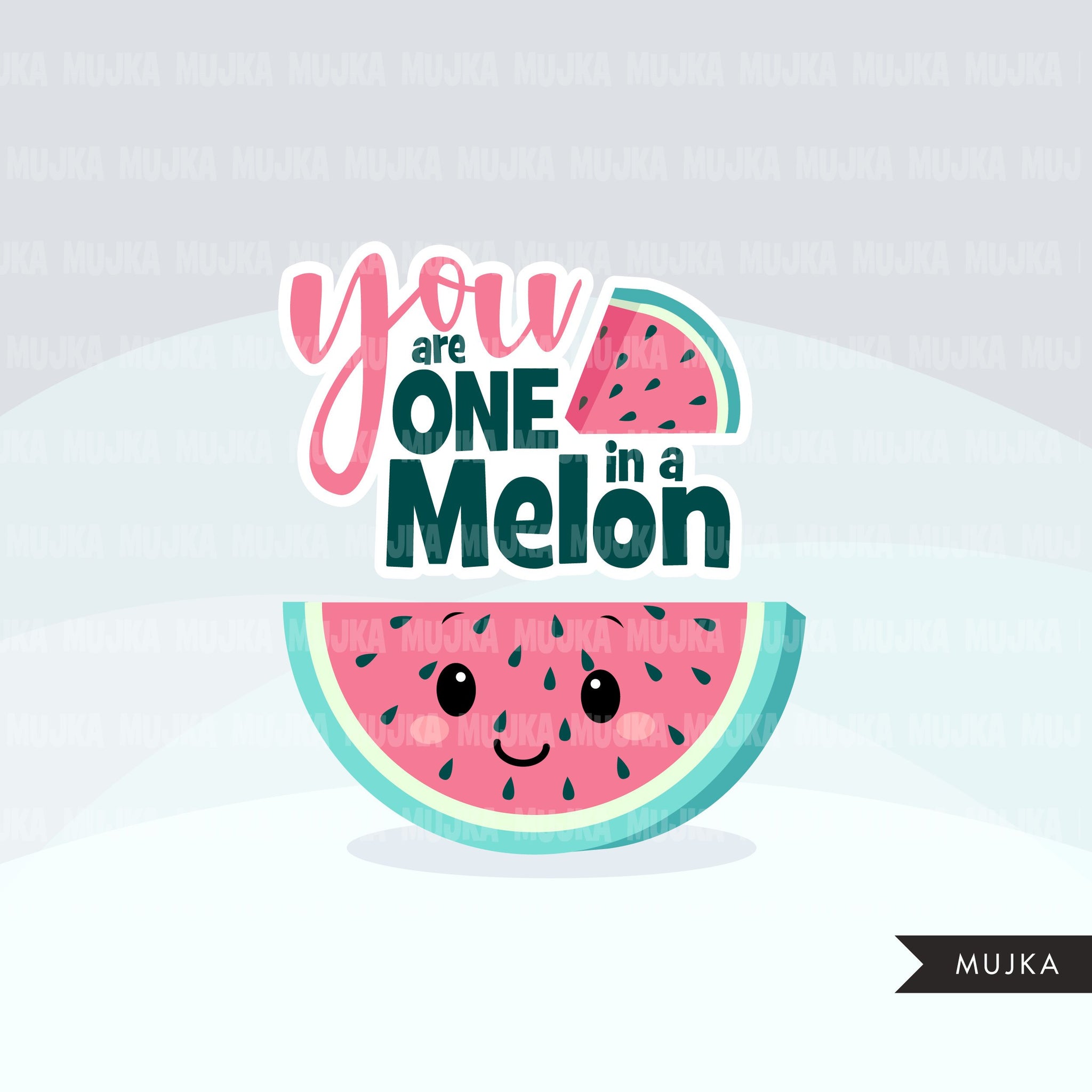 Featured image of post One In A Melon Clipart One in a melon title svg scrapbook cut file cute clipart