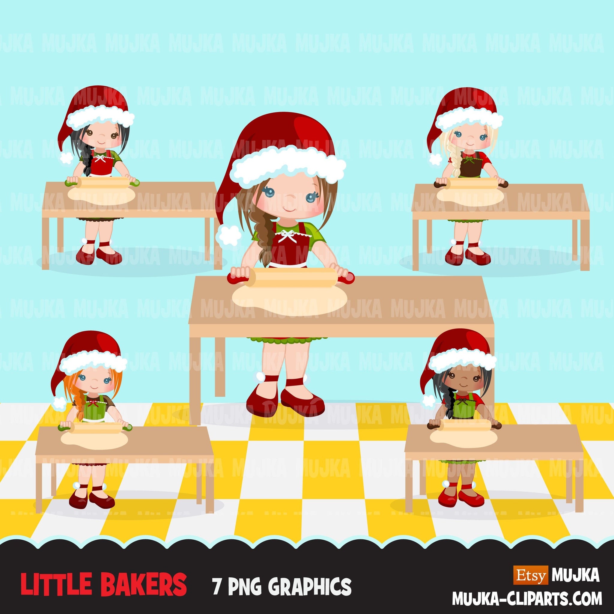 christmas baked goods clip art