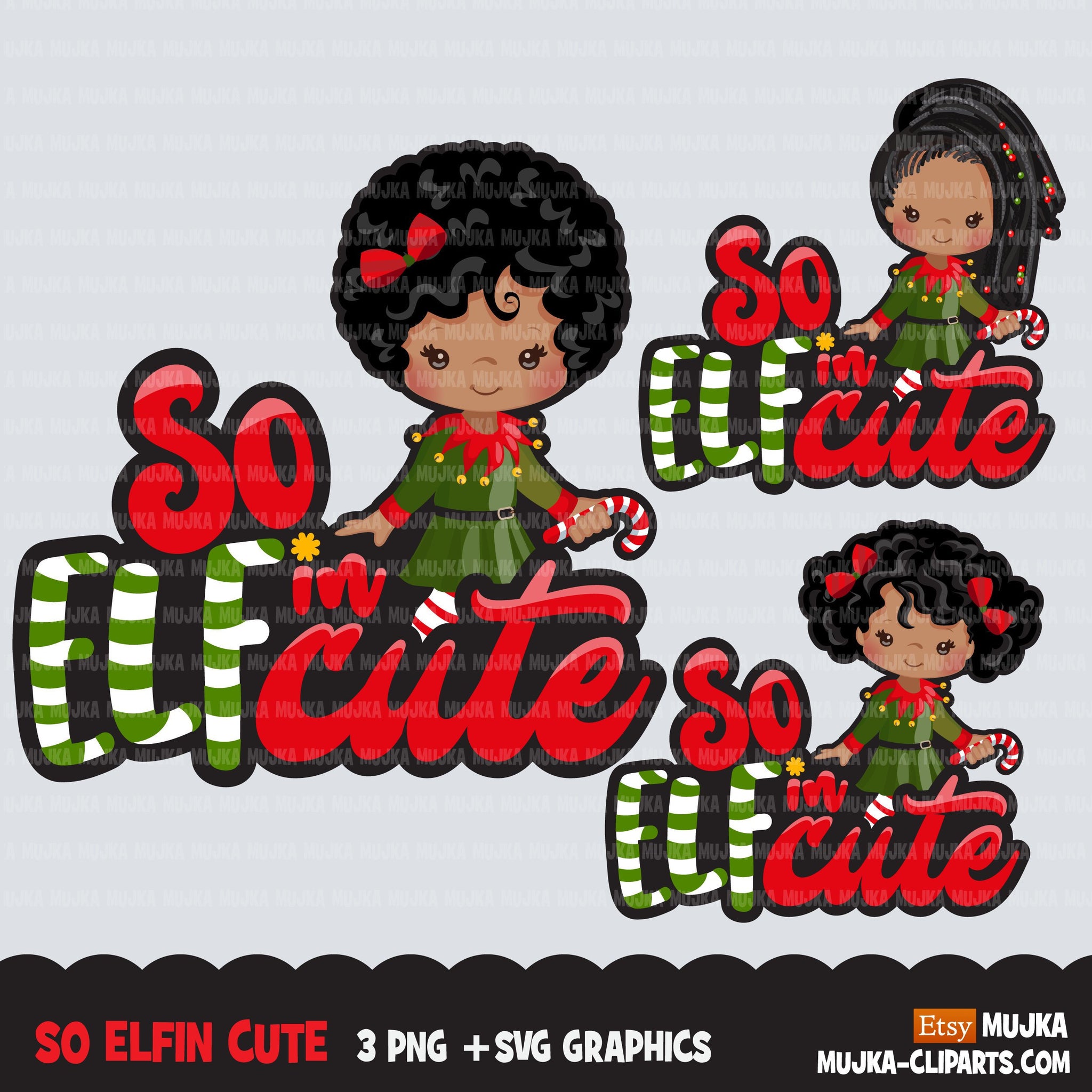 Download Christmas SVG PNG digital, So Elfin Cute HTV sublimation image transfe - MUJKA CLIPARTS