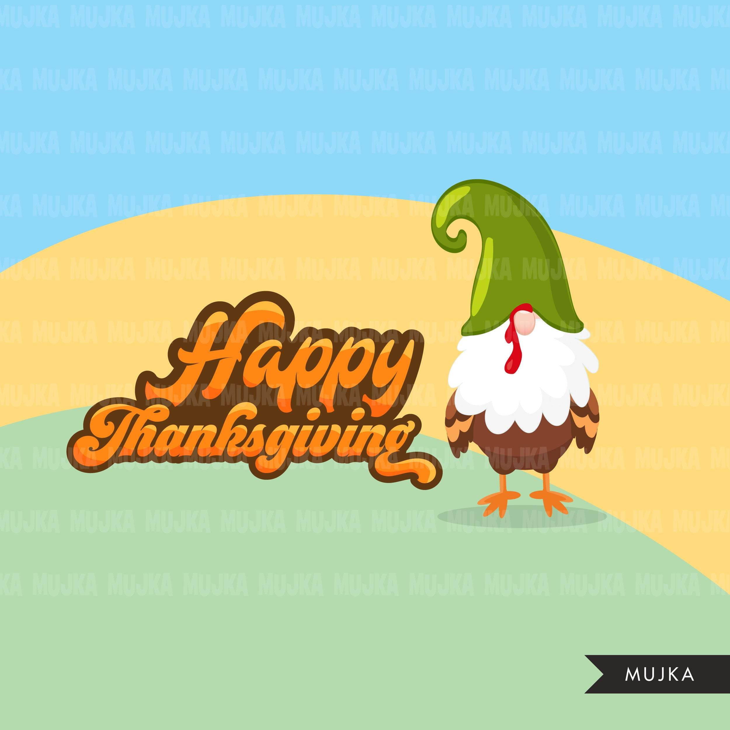 Download Thanksgiving Gnomes Clipart Scandinavian Gnome Graphics Pumpkin Gob Mujka Cliparts