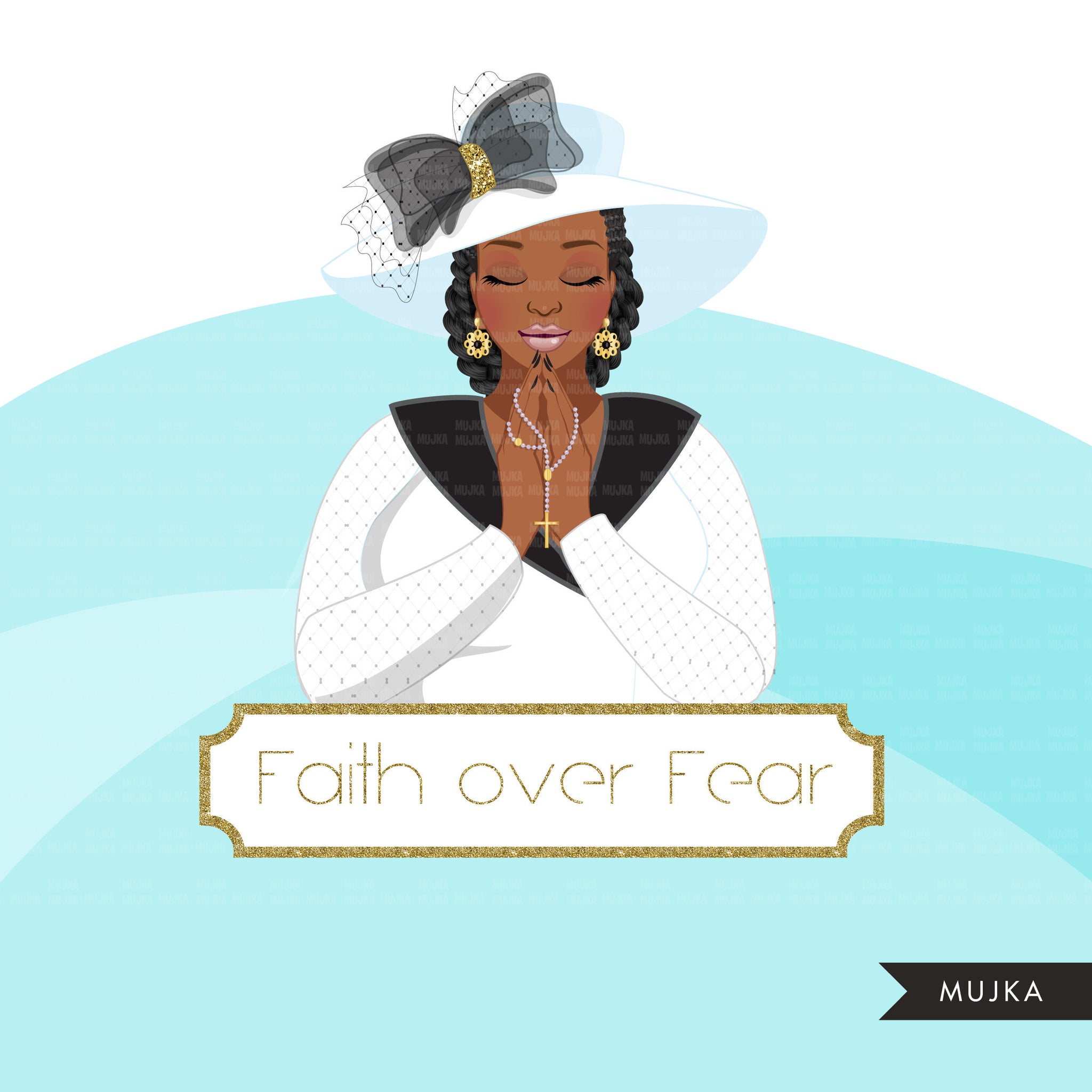 african american church women clipart