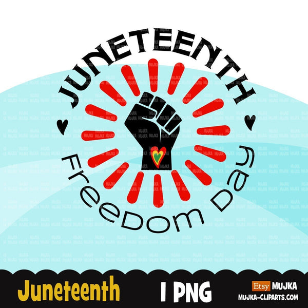 Juneteenth png, Juneteenth fist clipart, celebrate black freedom, blac ...