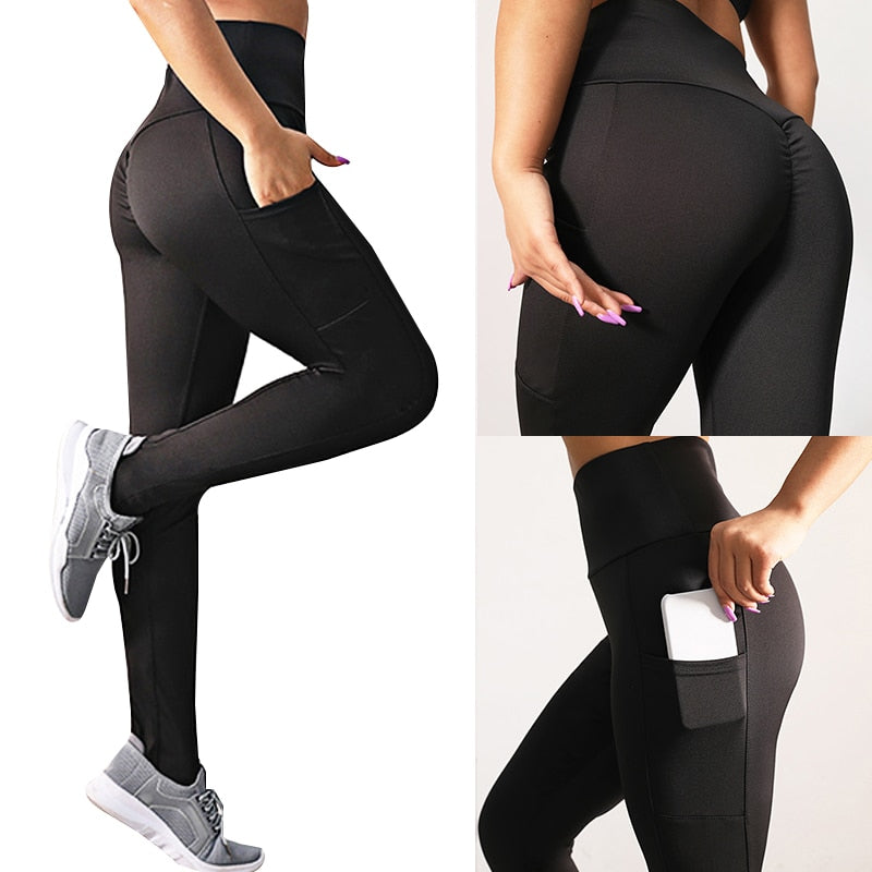 workout leggings with pockets cheap