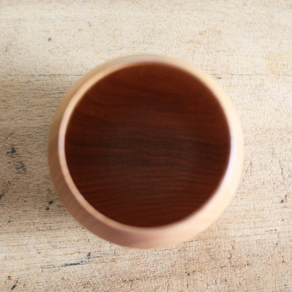 SAKURA Cherry Wooden Tea Cup Tamago Egg- Gato Woodworks – UGUiSU STORE